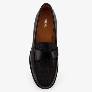 Dior Men's Elegant Black Slip-On Loafers
